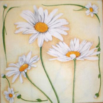 038 Daisies - 3 ply - Ambiente