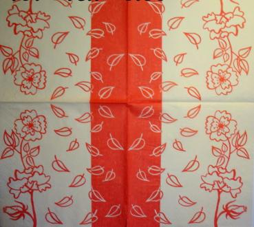 800 Rosen - 3-lagig - Caspari - Isabelle de Borchgrave