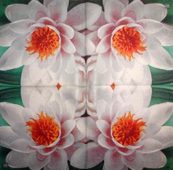 092 Flowers Others - 3 ply (beige) - Maki