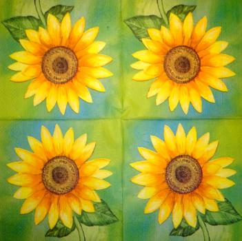 190 Sonnenblumen - 3-lagig - Cool Time