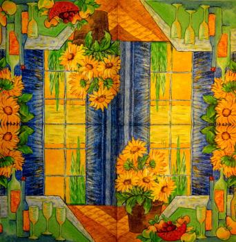 194 Sonnenblumen - 3-lagig