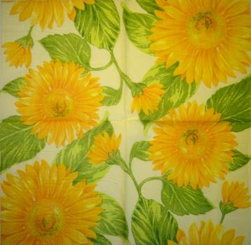 001 Sonnenblumen - 3 lagig