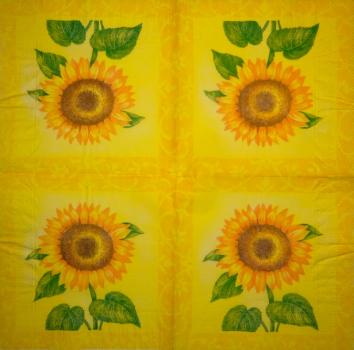 001 Sonnenblumen - 3 lagig