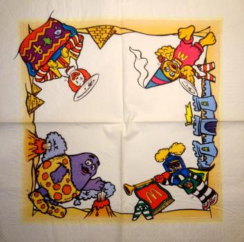 076 Clowns - 3-ply - Duni