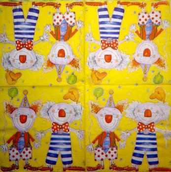 076 Clowns - 3-ply - Duni