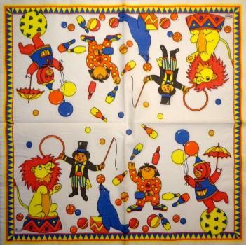 076 Clowns - 3-lagig - Duni