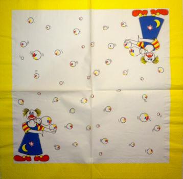 076 Clowns - 3-ply - Duni