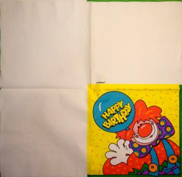 076 Clowns - 3-lagig - Duni