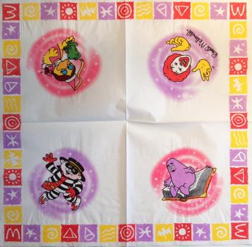 061 Clowns - 2-ply - Ronald Mc Donald