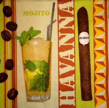 017 Cocktails - 3-lagig - Mojito - Paper Design