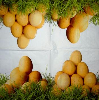 147 Eier, Ostereier - 3 lagig