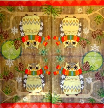 012 Owls - 3-ply - ppd - Jennifer Brinley