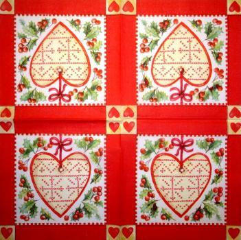 129 Heart / Hearts - 3-ply
