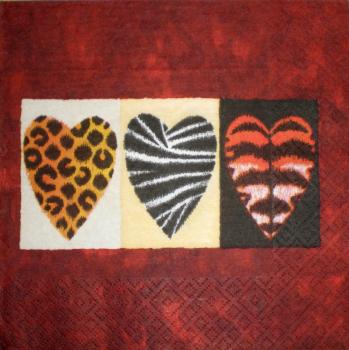033 Heart / Hearts - 3-ply (red) - Ti-Flair
