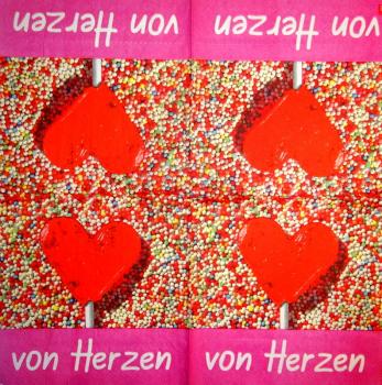034 Heart / Hearts - 3-ply - Design House