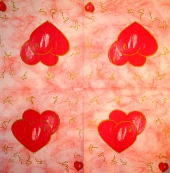 074 Heart / Hearts - 3-ply