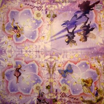 278 Mädchen - 3-ply - Flower Fairies / Fairy