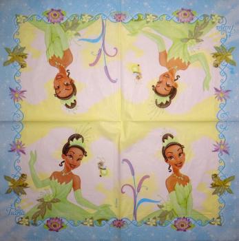 PRI-008 Prinzessin - 2-lagig - Disney - Tiana - Küss den Frosch