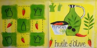 083 Oliven - 3-lagig - Duni