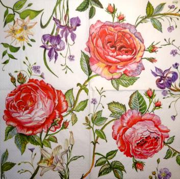 ROS-2122 Roses - 3-ply - Maki