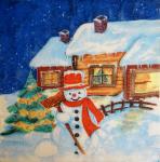 194 Schneemann - 3-lagig
