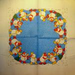 263 Schneemann - 1-lagig - Wellenrand