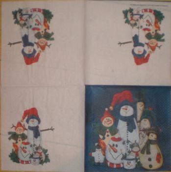 077 Snowman - 2-ply - Jamie Carter 2001