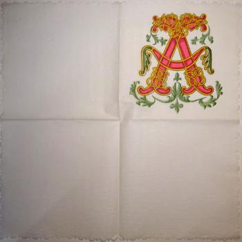 TX-474 Scripture - 1-ply / Wave Edge - A - 34x34cm