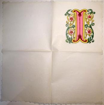 TX-474 Scripture - 1-ply / Wave Edge - I - 34x34cm