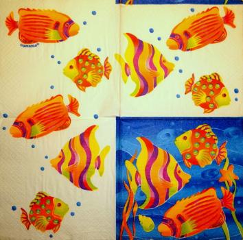 082 Fische - 3-lagig - Amscan - CS