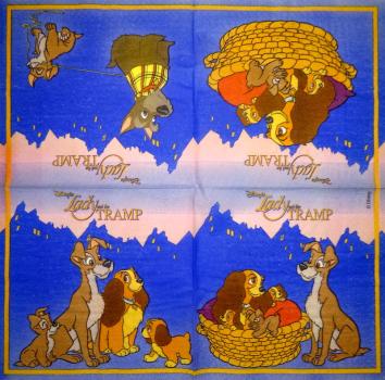 294 Dogs - 2-ply - Disney - Lady and the Tramp