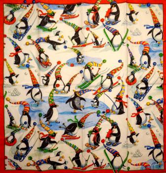 PIN-062 Pinguin - 4-lagig - Caspari - Taschentuch