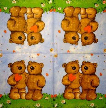 087 Teddy - 3 lagig (rosa)