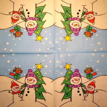 240 Schneemann - 3-lagig - Madame est Servie