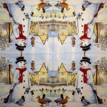 SM-050 Schneemann - 3-lagig - Home Fashion