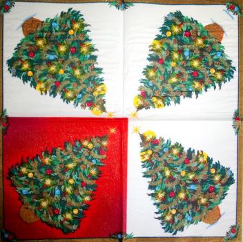 087 Weihnachtsbaum - 2-lagig - amscan