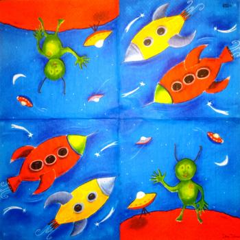 WR-001 Outer Space - 3-ply - ppd - Dona Turner