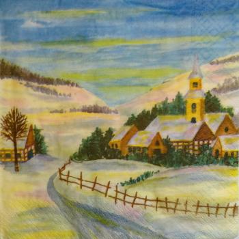 157 Winter Landscape - 3-ply