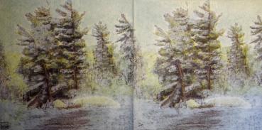 185 Winter Landscape - 3-ply - Home Fashion