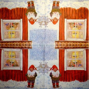 034 Dwarfs - 3-ply - Poortvliet 2001