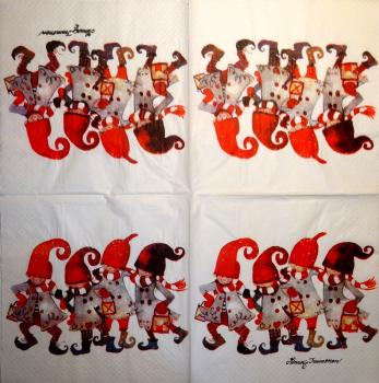 034 Dwarfs - 3-ply - Poortvliet 2001