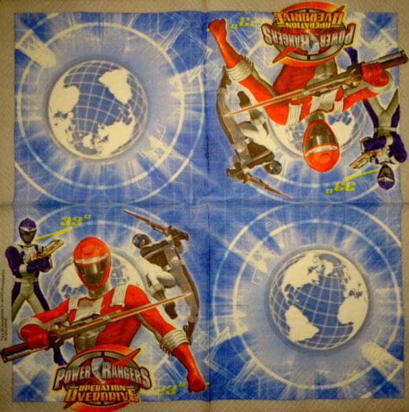 BF-139 Bekannte Figuren - 2-lagig - BVS - Power Rangers