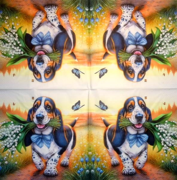 HUN-1523 Hunde - 3-lagig - Specials