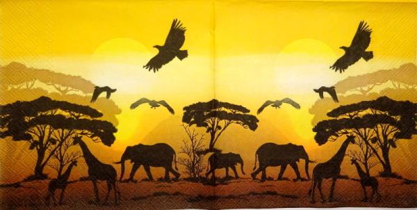 190 Animals Africa: Divers - 3-ply