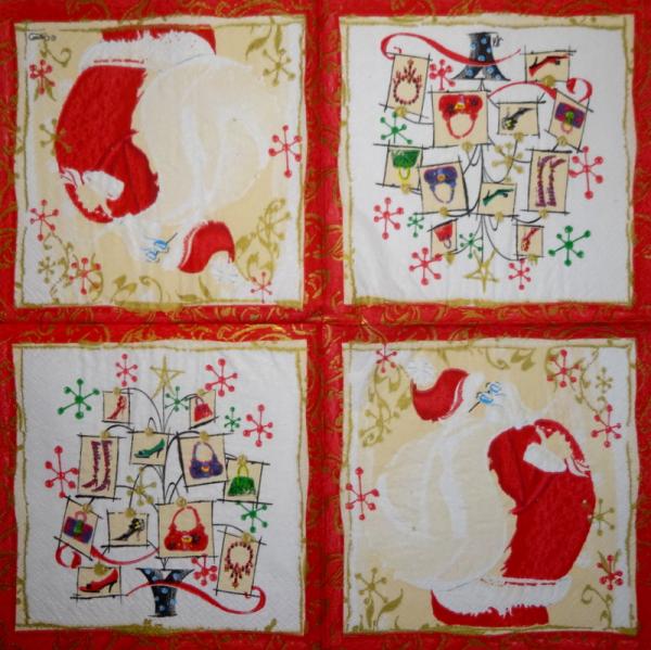 NW-196 Santa - 3-ply - Caspari