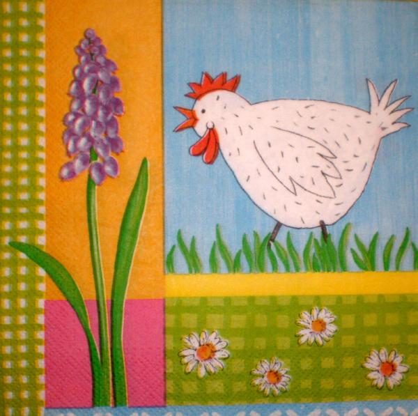 106 Rooster,  Hen - 3 ply - Atelier