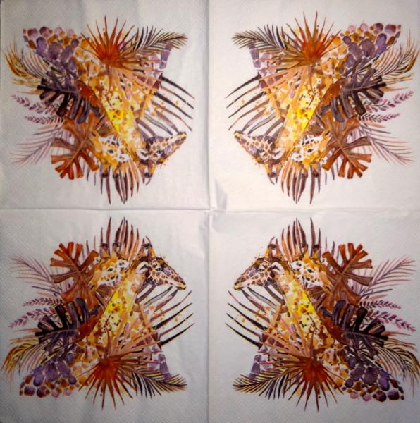 018 Giraffe - 4-lagig - Paper Design - Taschentuch