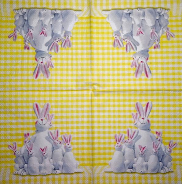 999.088 Rabbits:  unnatürlich - 3-ply - ppd - C.Pabst