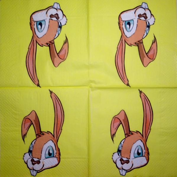 999.088 Rabbits:  unnatürlich - 3-ply - ppd - C.Pabst