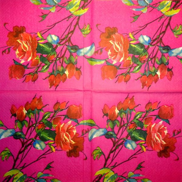 749 Rosen - 3-lagig (rosa)